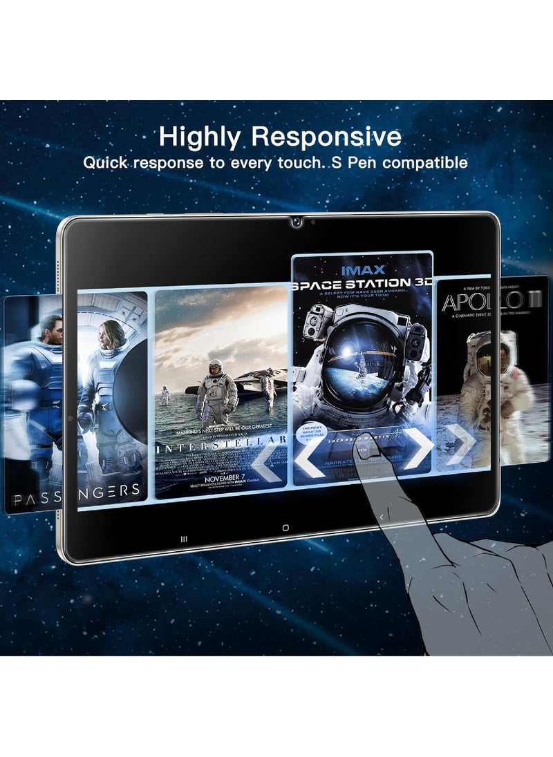 Rock Pow - Screen Protector for Samsung Galaxy Tab S10 Plus 2024/ S9 Plus/ S9 FE Plus 5G 12.4 Inch 2023 with Easy Installation Frame Tempered Glass Film HD Clear  1 Pack - Image 1