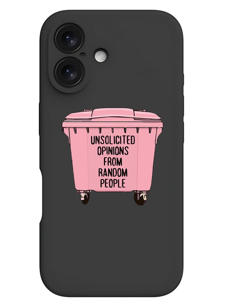 Theodor Protective Slim Fit Case Liquid Silicone Cover with Full Body Protection Anti-Scratch Shockproof Case For Apple iPhone 17 (Black) Opinions - Image 1