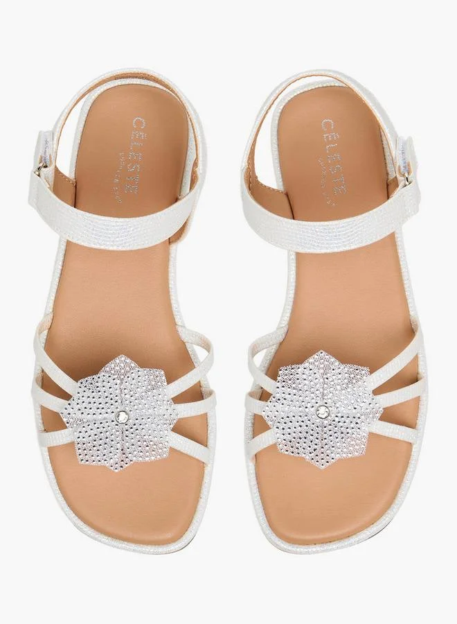 Celeste Girls Hook & Loop Sandals
