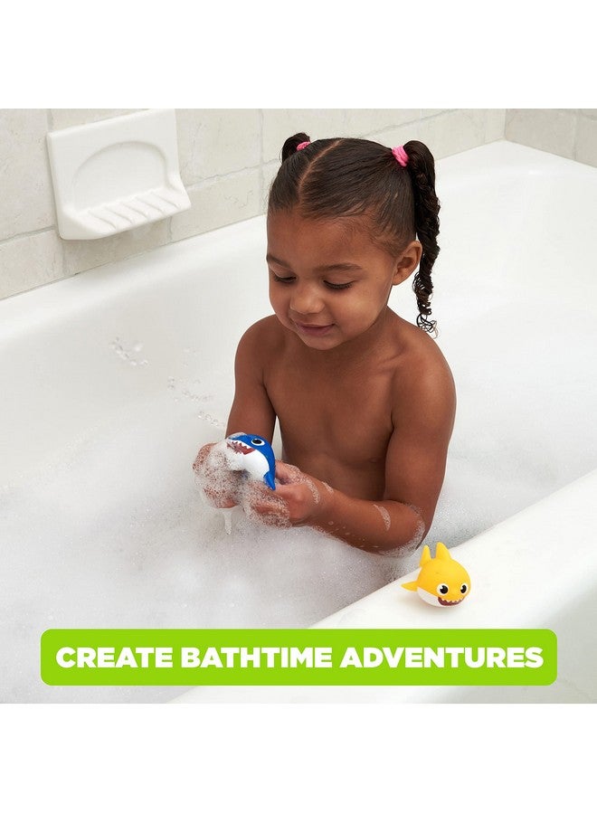 ginsey Pinkfong Baby Shark Bath Squirters 2 Pack, Baby Shark & Daddy Shark - Image 2