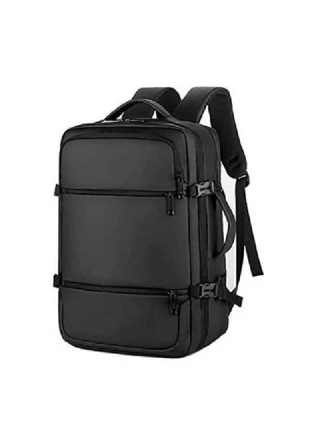RAHALA - Rahala 2026 15.6 Inch Laptop Backpack Multifunctional Outdoor Backpack Schoolbag Waterproof - Black - Image 1
