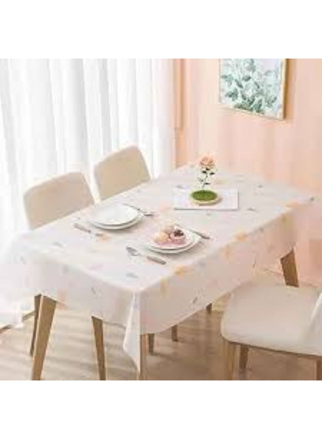 Premium Rectangular Oil-Proof & Waterproof Tablecloth (137*137 cm) | Easy-Clean, Multi-Color & multi pattern Design | Perfect for Dining, Kitchen & Outdoor Use - Image 3