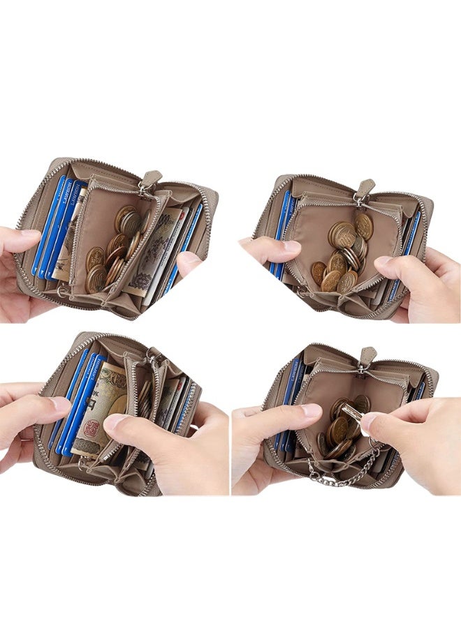 Mark Fairwhale New Lychee Patterned Leather Short Wallet With Top Layer - Image 2