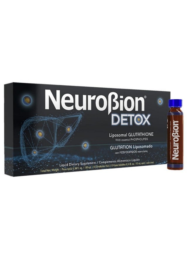 Neurobion Detox Liposomal Glutathione Liquid Essential Phospholipids Glutation Liposomado Liquido Glutathione Injection Liposomal Glutathione Liposomal Supplement Antioxidants Immune System 10 Vials - Image 2