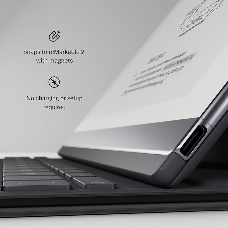 Remarkable reMarkable 2 Type Folio - Brown | Keyboard for The 2 Paper Tablet | US English  - Image 5