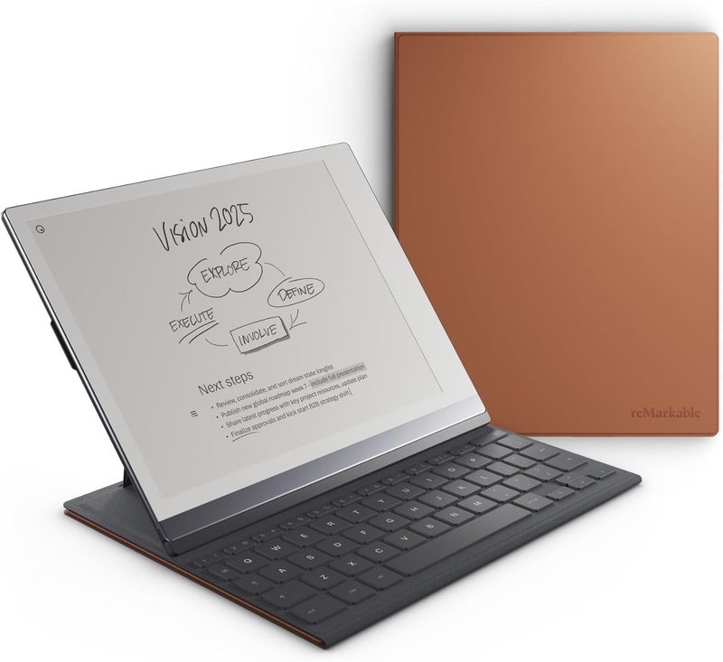 Remarkable reMarkable 2 Type Folio - Brown | Keyboard for The 2 Paper Tablet | US English  - Image 1