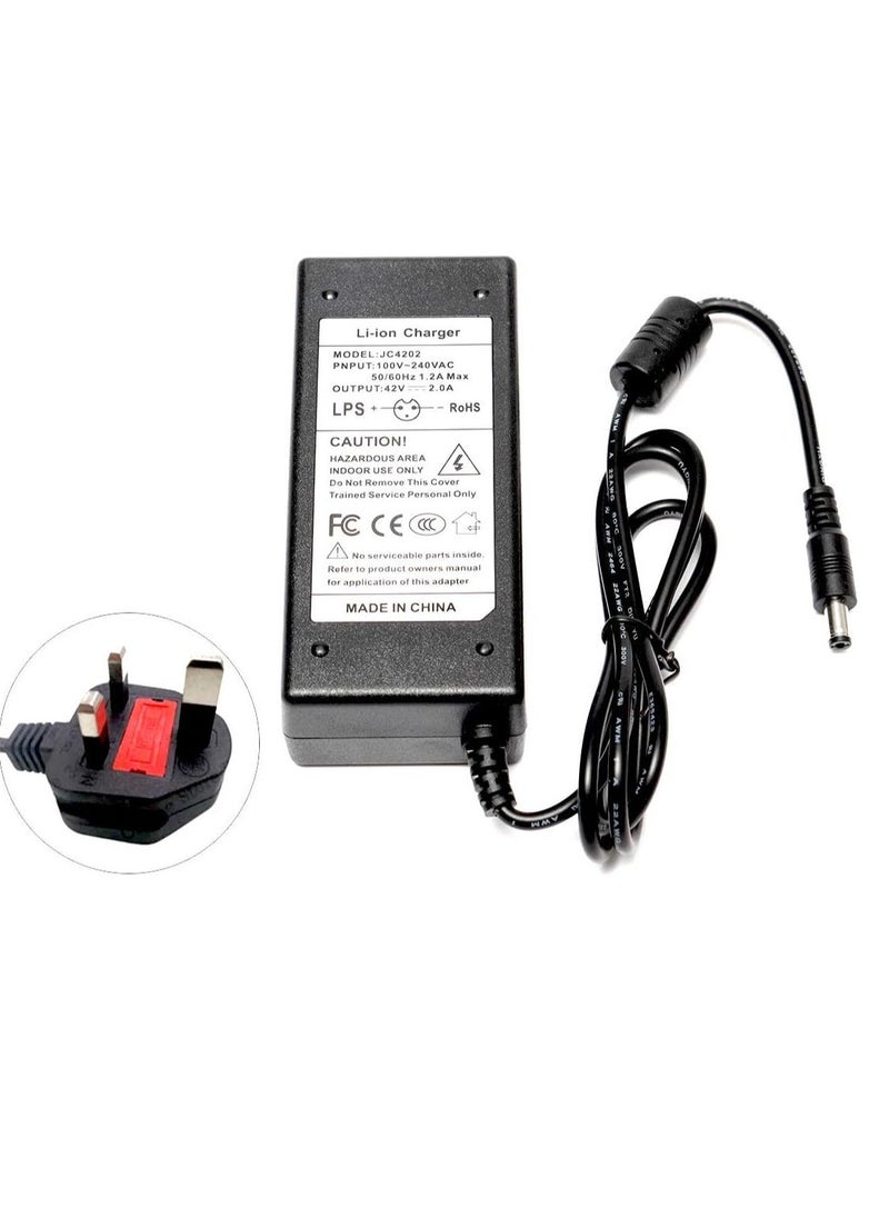 ELTRAZONE 42V 2A Electric Scooter Charger Adapter | Universal Fast Charging Battery Charger for Xiaomi Mijia M365, Ninebot ES1/ES2, and Other Electric Scooters | Efficient, Durable, Safe, and Lightweight Scooter Accessory  - Image 4