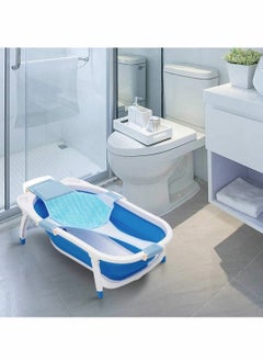 KASTWAVE Starthi Baby Bath Suppport, Adjustable Bath Seat Support Net High Quality Comfortable Baby Bath Support Sling Hammock Net Adjustable Comfortable Non-Slip Bath Seat Blue  - Image 5