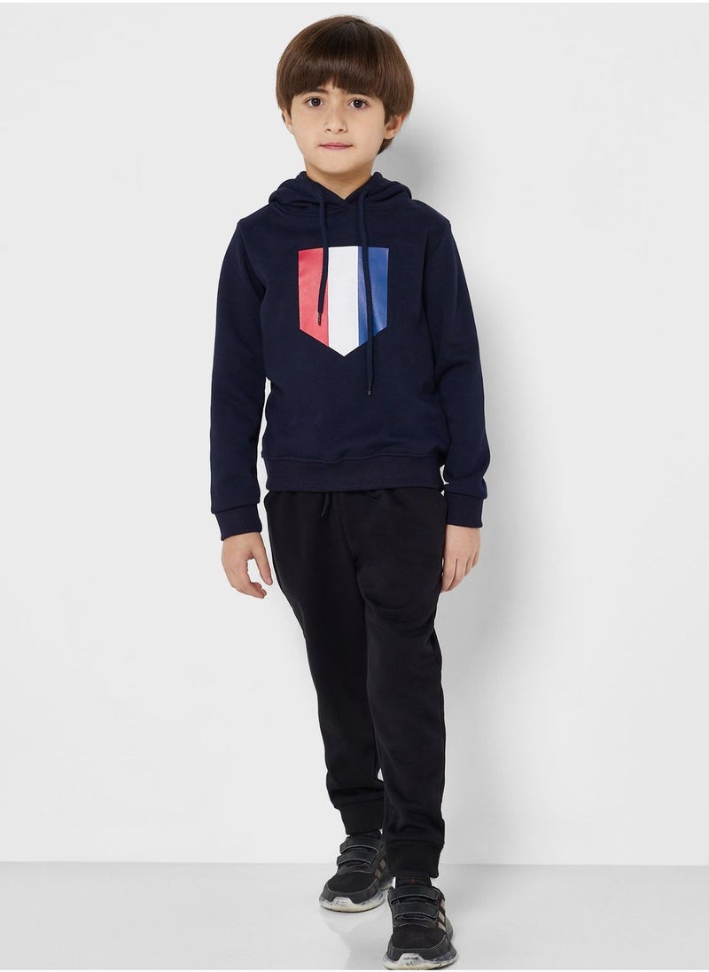 Pinata - Boys Casual Printed Hoodie And Jogger Set - Image 1