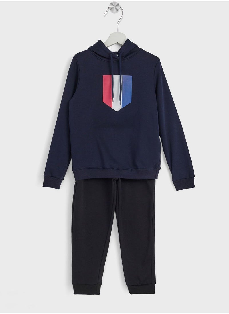 Pinata - Boys Casual Printed Hoodie And Jogger Set - Image 1