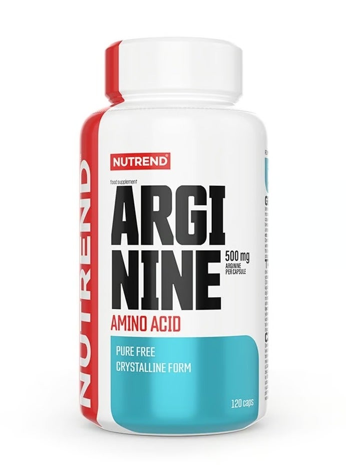 Nutrend Arginine 500mg 120 Capsules 30 Serving - Image 1