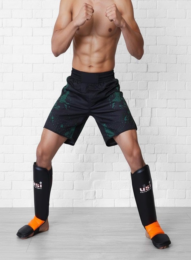 USI UNIVERSAL 850MA Shin Pads, Shin Guards Pads Instep MMA Muay Thai Kick Boxing Taekwondo Protector Training, Pu Construction, Light Weight Padding, Neoprene Strap Closure(Size S/M) - Image 4