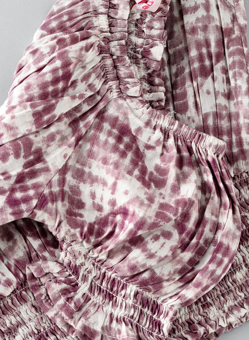 Jelliene Aop woven top