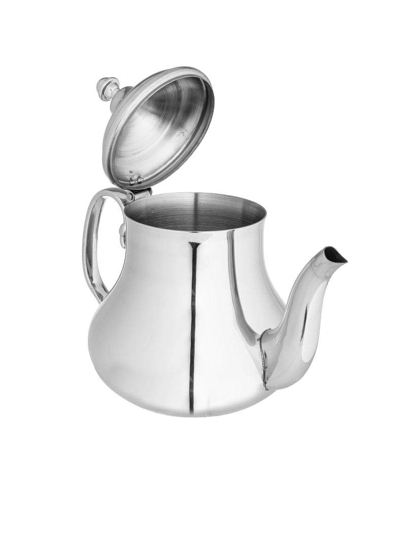 Moroccan Stainless Steel Tea Pot 0.8 Litter - pzsku/Z75263E4EDCBB934CB7F4Z/45/_/1725286518/33d36843-aebf-48a1-9ddd-a8f329f68147