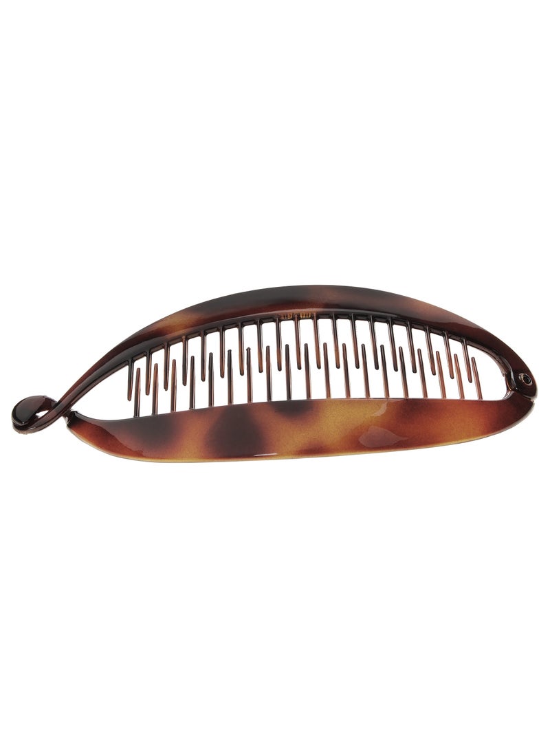 France Luxe - France Luxe Large Banana Clip - Tortoise - Image 1