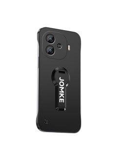 Zaboon For vivo iQOO Z9 Turbo Baking Varnish 360 Rotate Holder No Frame PC Phone Case(Black) 