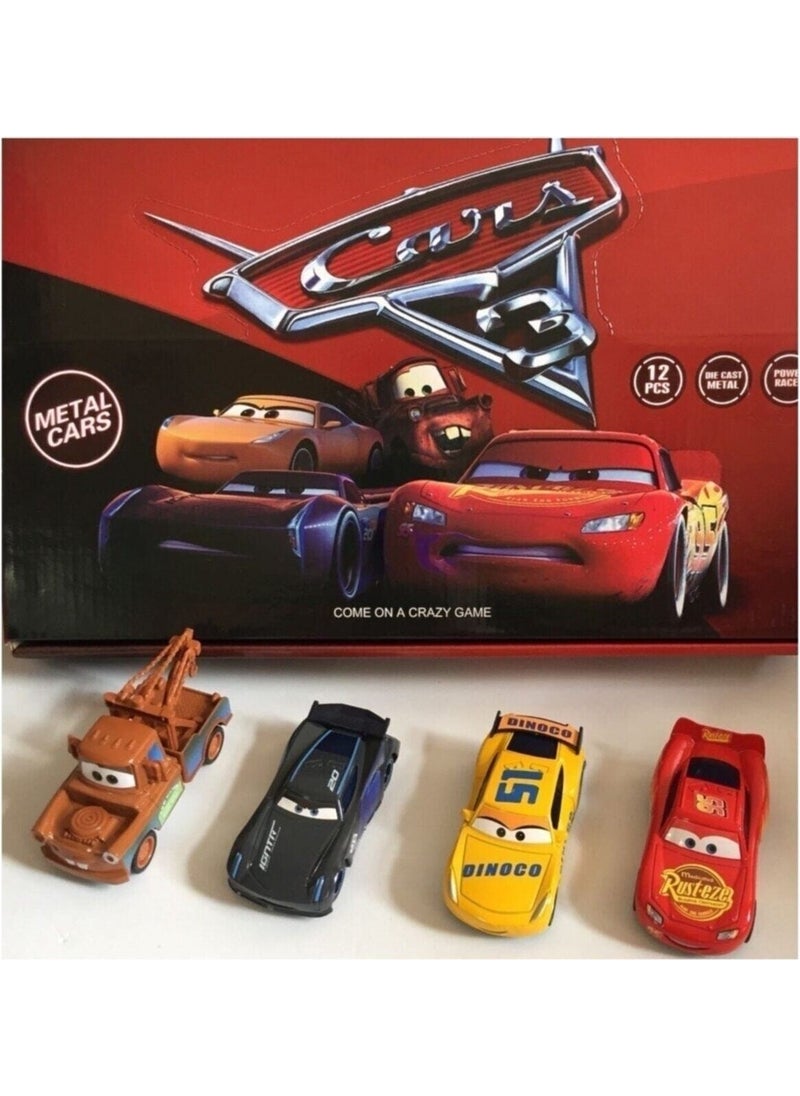 Hepsilazım - Cars Lightning Mcqueen Set of 4 Mater Toy Cars - Image 1