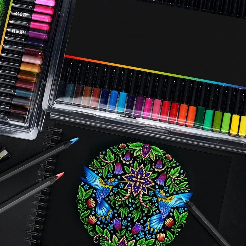 Colored Pencils 24 Vibrant Oil-Based Colors - 3.3Mm Soft Lead Core Professional Colored Pencil Set for Adult Artists, Students and Hobbyists - Image 5