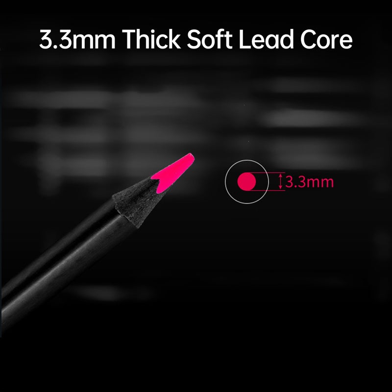 Colored Pencils 24 Vibrant Oil-Based Colors - 3.3Mm Soft Lead Core Professional Colored Pencil Set for Adult Artists, Students and Hobbyists - Image 4