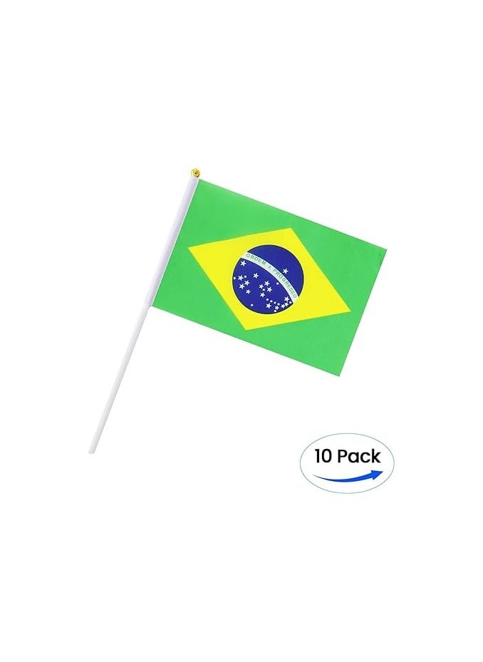 PRINTSHOP4ME Set of 10 Hand-Held Mini Country Flags - Perfect for Parades - Festivals and Party Decorations - Party Favors and Event Supplies  - Image 4