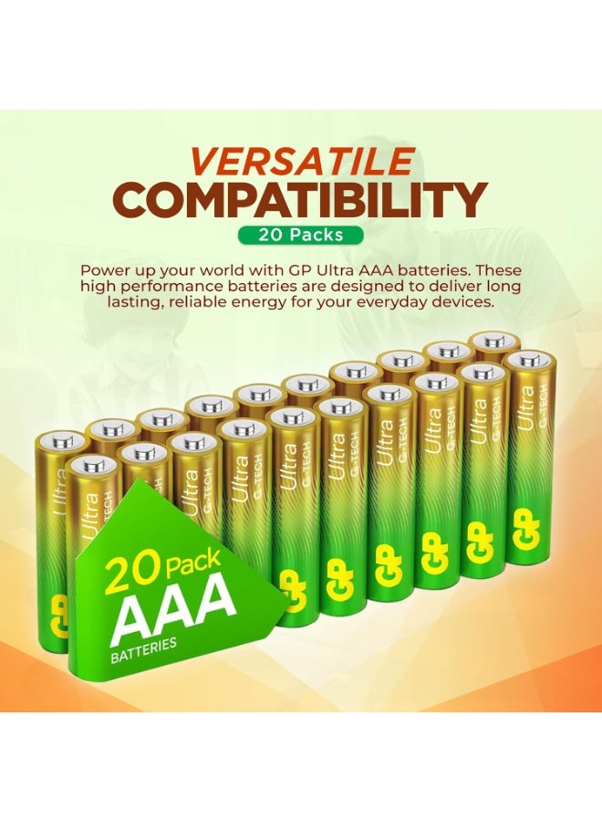 GP Batteries GPPCA24AU639 AAA Battery Ultra Alk (Pack of 24) - Image 3