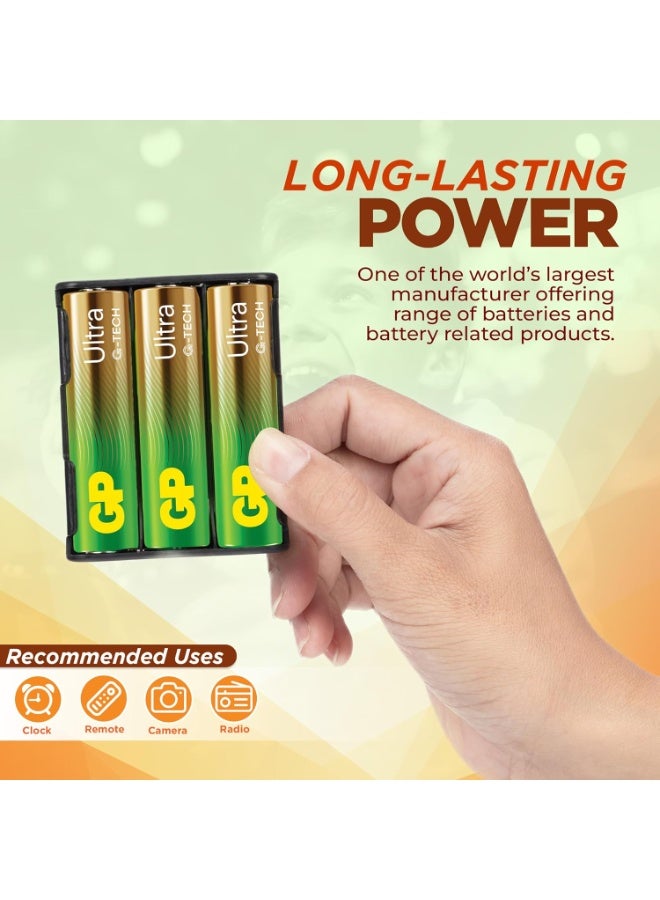 GP Batteries GPPCA24AU639 AAA Battery Ultra Alk (Pack of 24) - Image 4