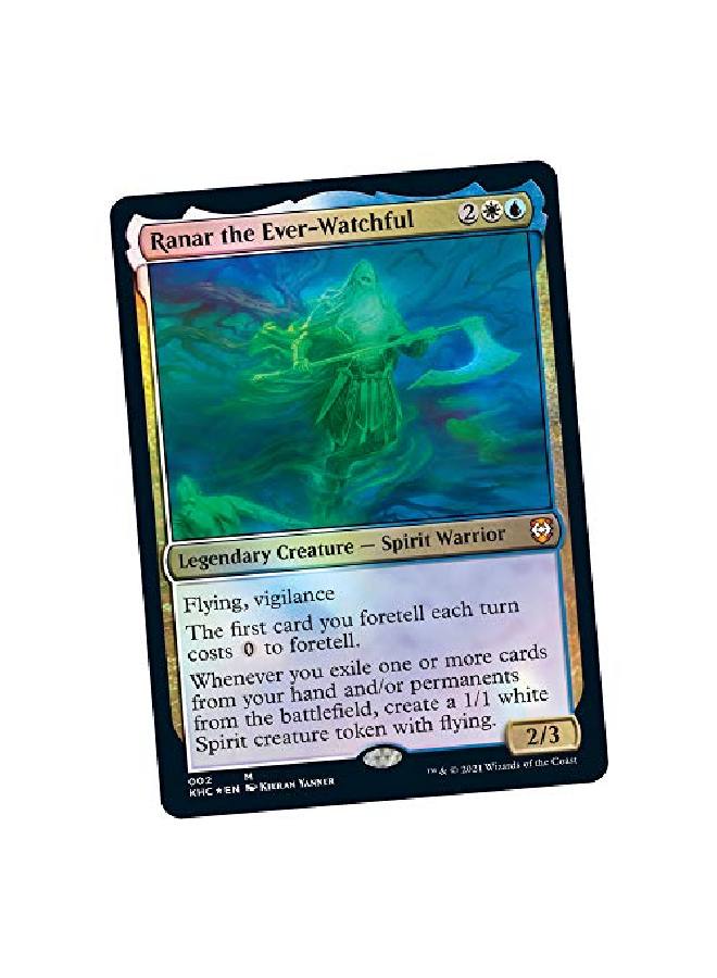Magic the Gathering Kaldheim Commander Deck Phantom Premonition ; 100 Card Readytoplay Deck ; Bluewhite - Image 3