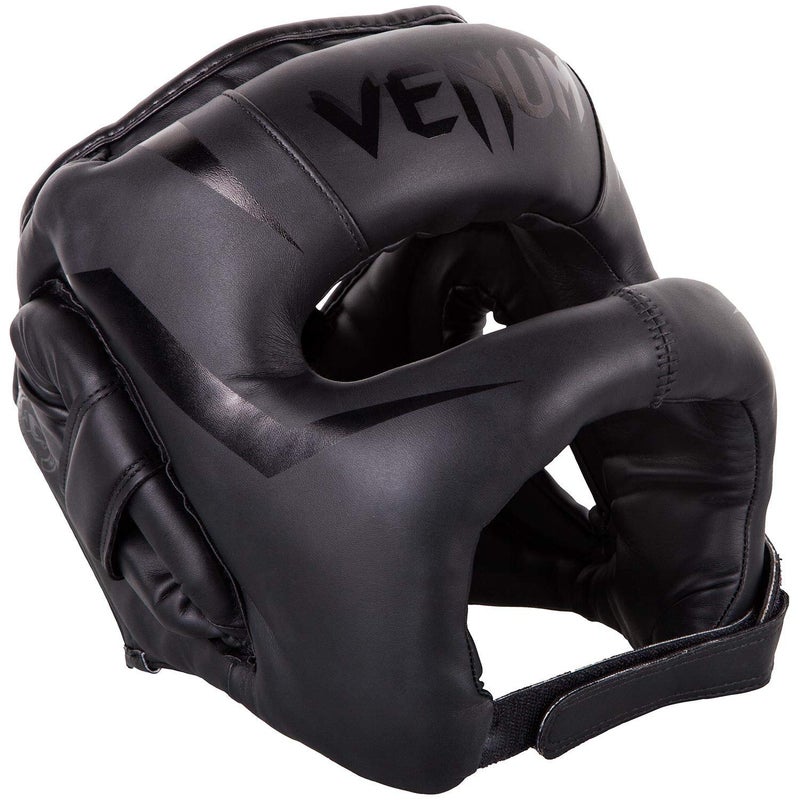 Venum Elite Iron Headgear - Black/Black - One Size - Image 1