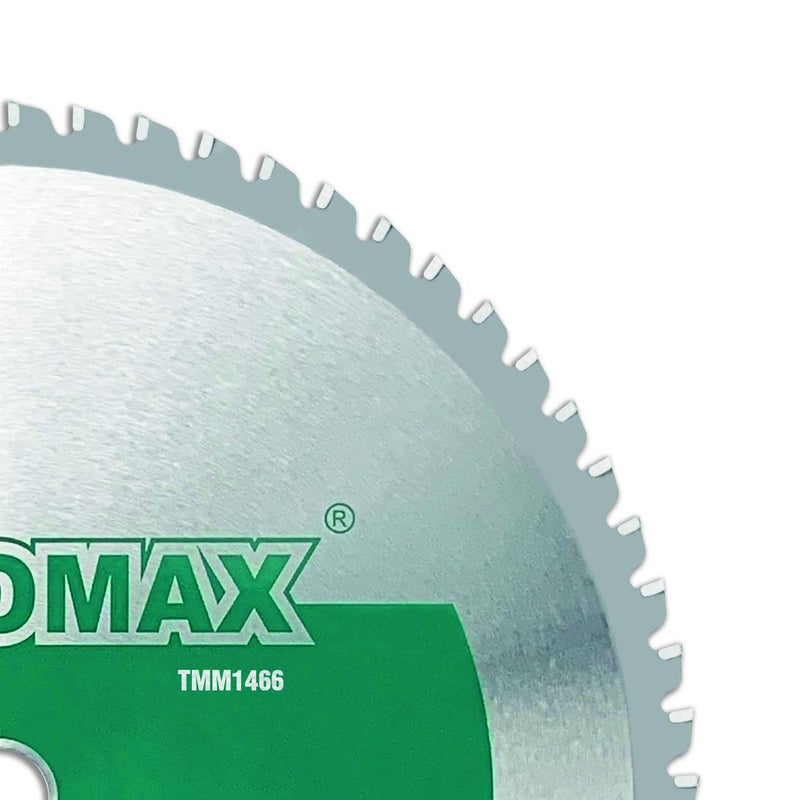 TOMAX Tooth Industrial Level Steel and Ferrous Metal Saw Blade with 5/8 Inch DMK Arbor (14" 66T) - Image 4