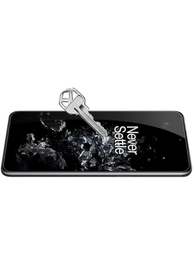 HuHa - Screen Protector for Oneplus 10T 5G Tempered Glass Screen Protector Full Glue Edge to Edge 9H Hardness Anti Fingerprint 3D Curved Scratch Resistance for One plus 10T 5G Black - Image 1