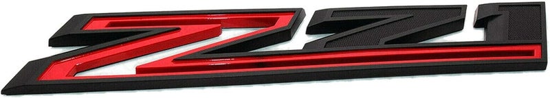 Aimoll 2Pcs 11.5 Inch Z71 Emblems 3D Badge Decals for Silverado 2019-2021 (Black Red) - Image 4