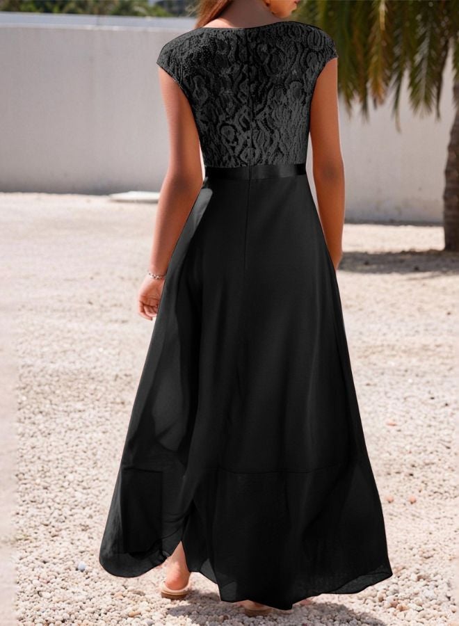 Tepveisoy Fashion Ladies Lace Dress Banquet Dress Long Skirt Party Evening Dress Bridesmaid Dress  - Image 3