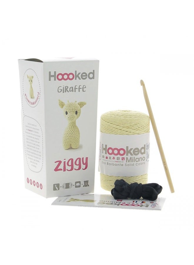 Hoooked طقم كروشيه DIY زرافة زيغي إيكو باربانتي بوبكورن - Image 2