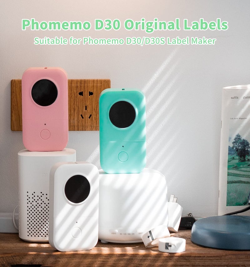 Phomemo Continuous Labels,3 Roll D30 Label Maker Tape,Durable Printed Non-Precut Label for Daycare,Name,Travel,Lunch Boxes,Cup,School Supplies,for Phomemo D30 Q30 D35,0.59'' x 19.68ft - Image 4