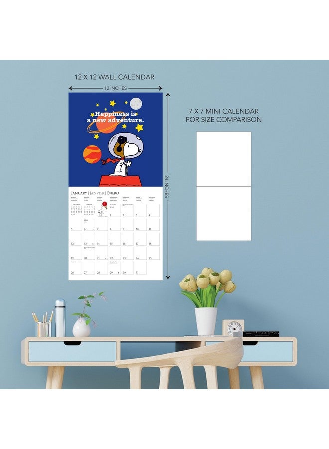 Graphique 2025 Peanuts Wall Calendar | 12” X 12” | Thick Paper | Home & Office Organizer | Large Monthly Grid | 3 Languages & Marked Holidays | 4 Month Preview Page For 2026 - Image 5