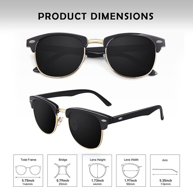 GQUEEN Polarized Sunglasses Men Womens,Flexible TR90 Frame,for Driving Fishing Cycling Hiking Golf Sports UV400 Protection - Image 5