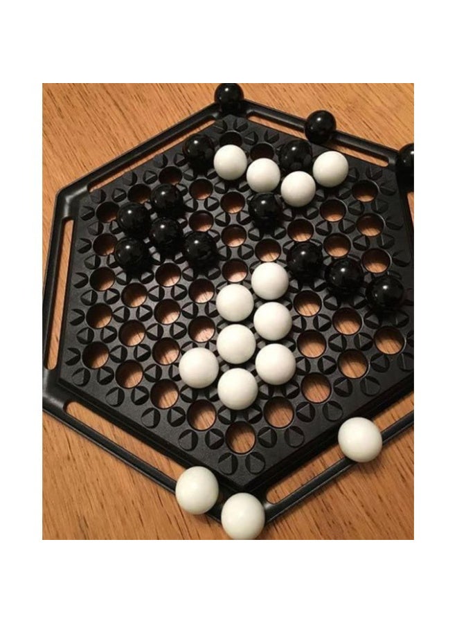 Wrestle Chess Wrestling Chess, Hexagonal Board, Ages 3+, Includes Black and White Beads - Image 3