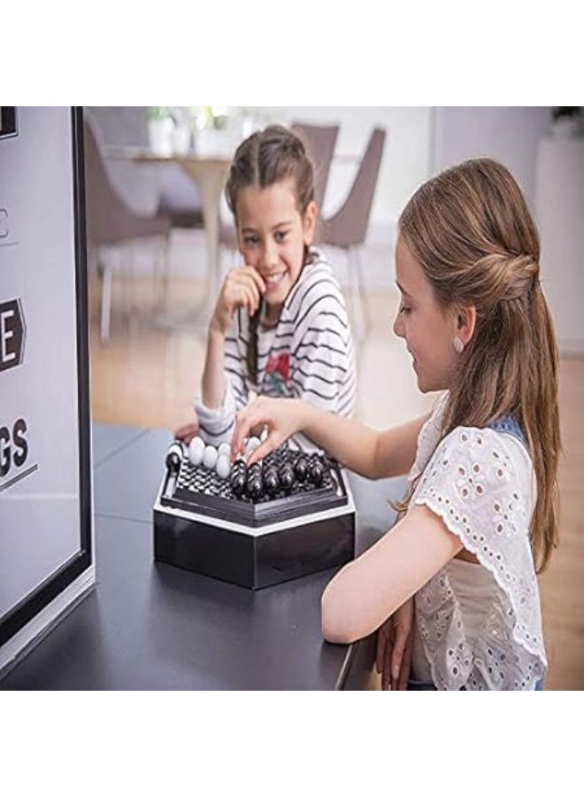 Wrestle Chess Wrestling Chess, Hexagonal Board, Ages 3+, Includes Black and White Beads - Image 5