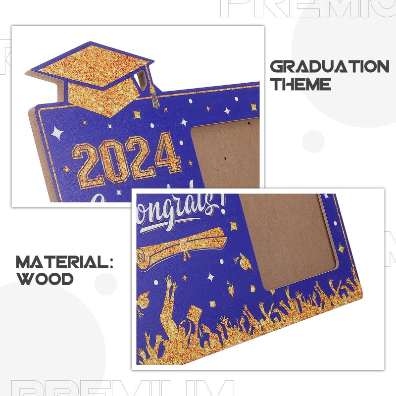 Photo Frame Grad Ornament Graduation Table Centerpiece Photo Display Holder - Image 3