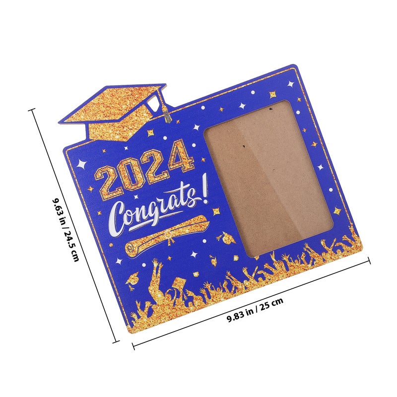 Photo Frame Grad Ornament Graduation Table Centerpiece Photo Display Holder - Image 2