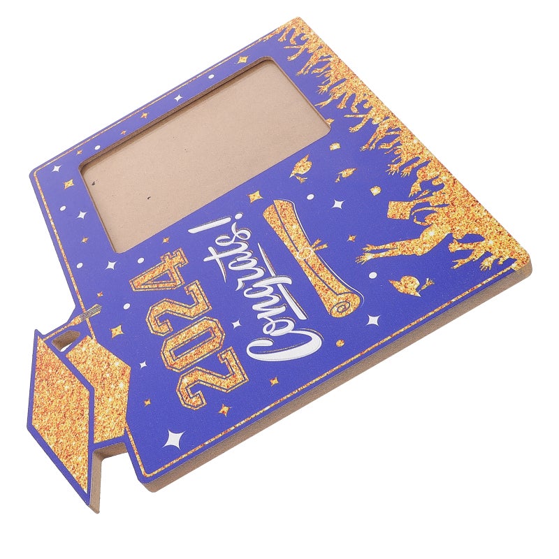 Photo Frame Grad Ornament Graduation Table Centerpiece Photo Display Holder - Image 1