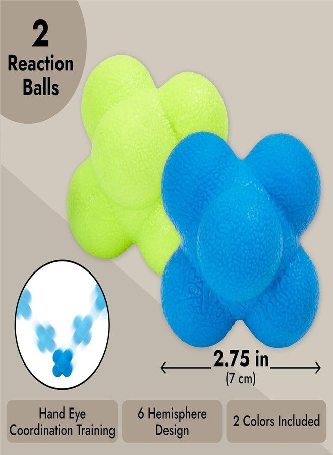 YMD 2 Pack Rubber Reaction Ball for Reflex Speed Reaction Ball (Standard, Pack of 2) - Image 4