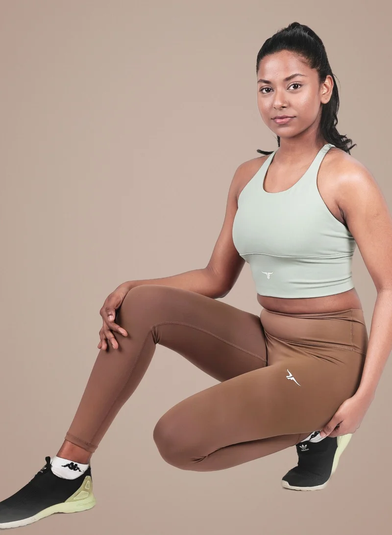 THUGFIT THUGFIT AeroFit High-intensity Long Line Sports Bra - Light Green