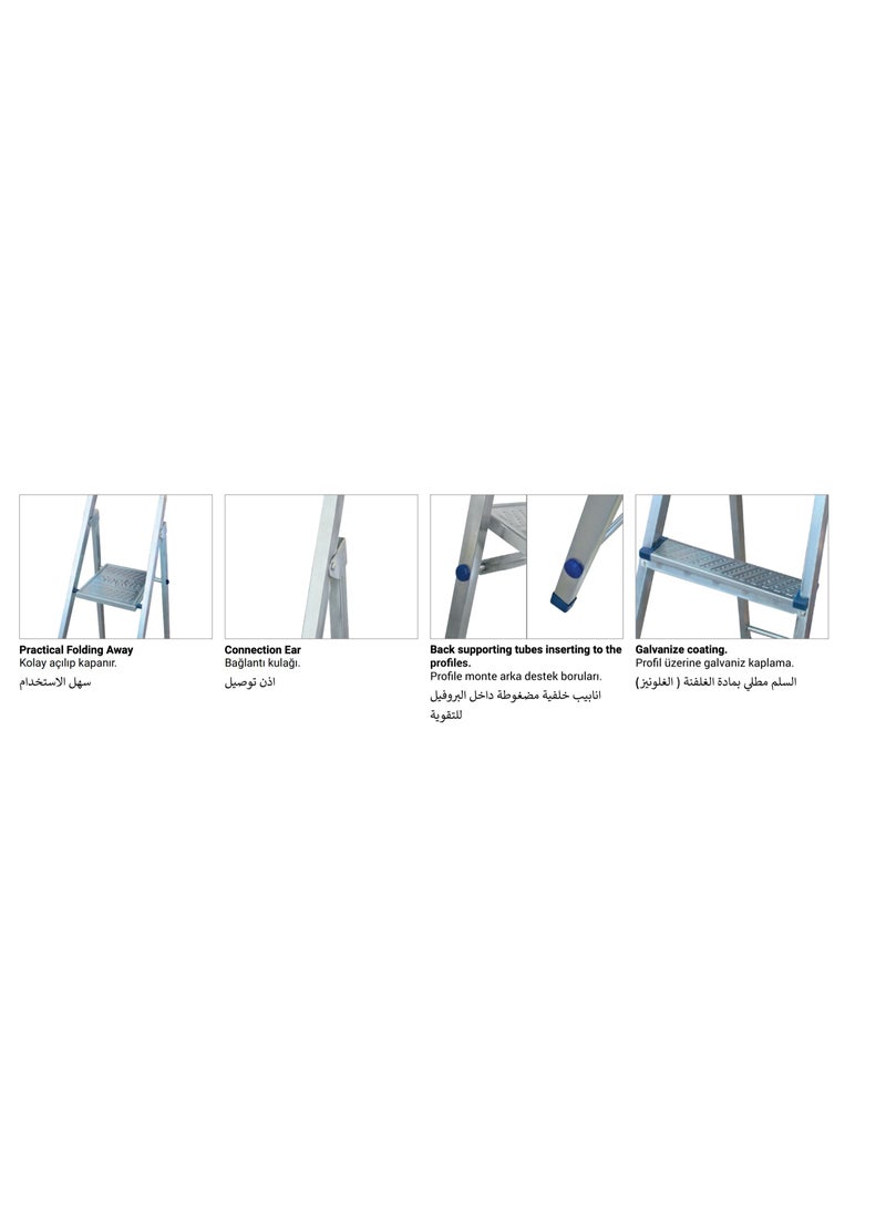 Generic Profile Metal Ladder 6 Steps Turky  - Image 3