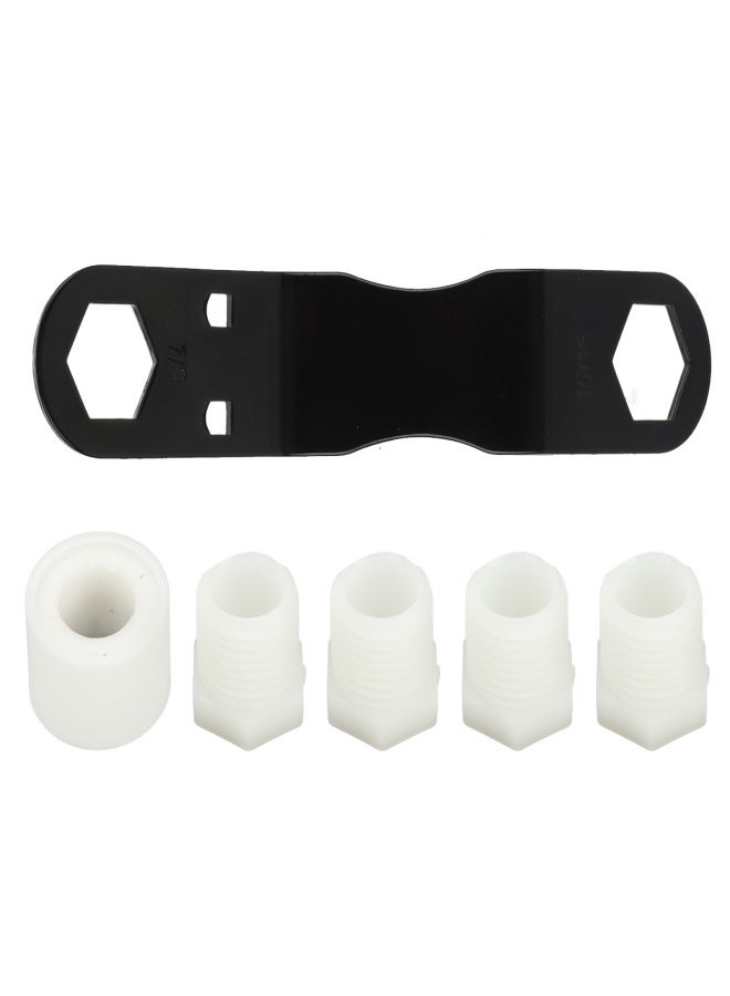 Water Heater Drain Plug Kit Tape Maintenance Wrench Hand Tools for 7/8in 15/16in Drain Plugs RV - Image 1