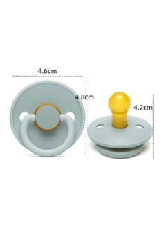 joybuy Natural Latex Pacifier, Baby 0-6 Months(Blue)  - Image 2