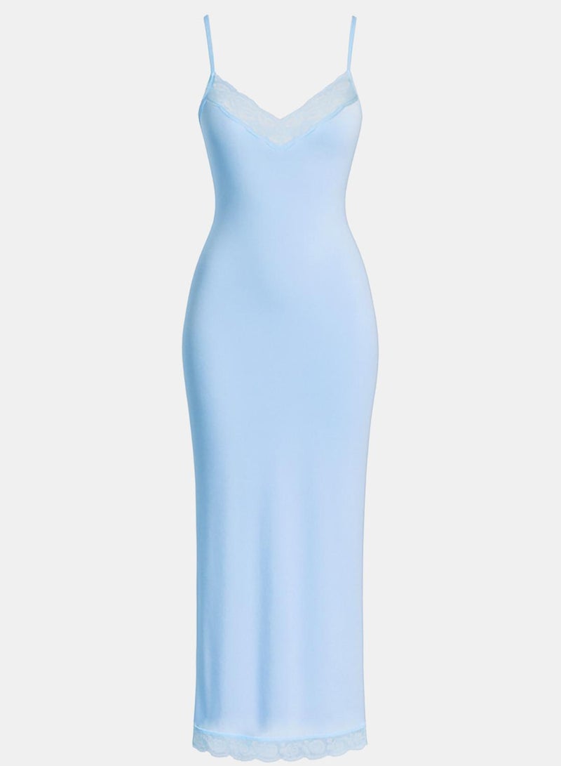 Dahab Cotton Plain Spaghetti Straps Full Slip - Image 1