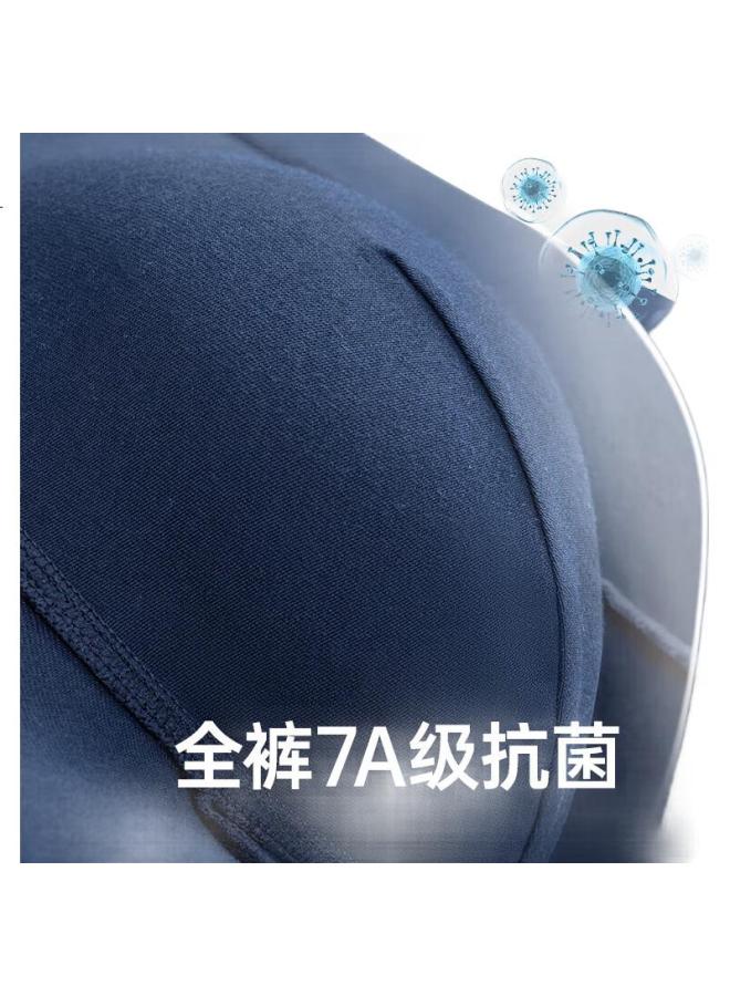 Athlete Jianjiang Men'S Cotton Boxer Briefs 7A Antibacterial Long-Staple Xinjiang Cotton Underwear 4-Pack - Image 1