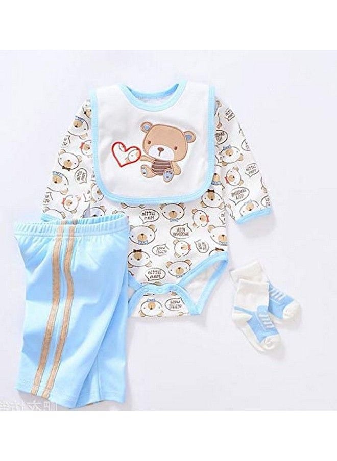 Pedolltree - Reborn Baby Dolls Clothes Boy 18 Inch Light Blue Outfits Sets For 1719 Inch Reborn Doll Newborn - Image 1