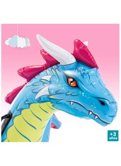INTEX Inflatable Ride On Dragon Float For Kids, 201 x 191 cm  - Image 2